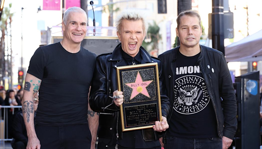 Billy Idol Gets Star on Hollywood Walk of Fame: Watch the Ceremony