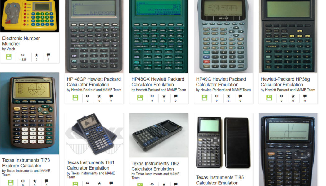 Check out these emulated calculators at the Internet Archive