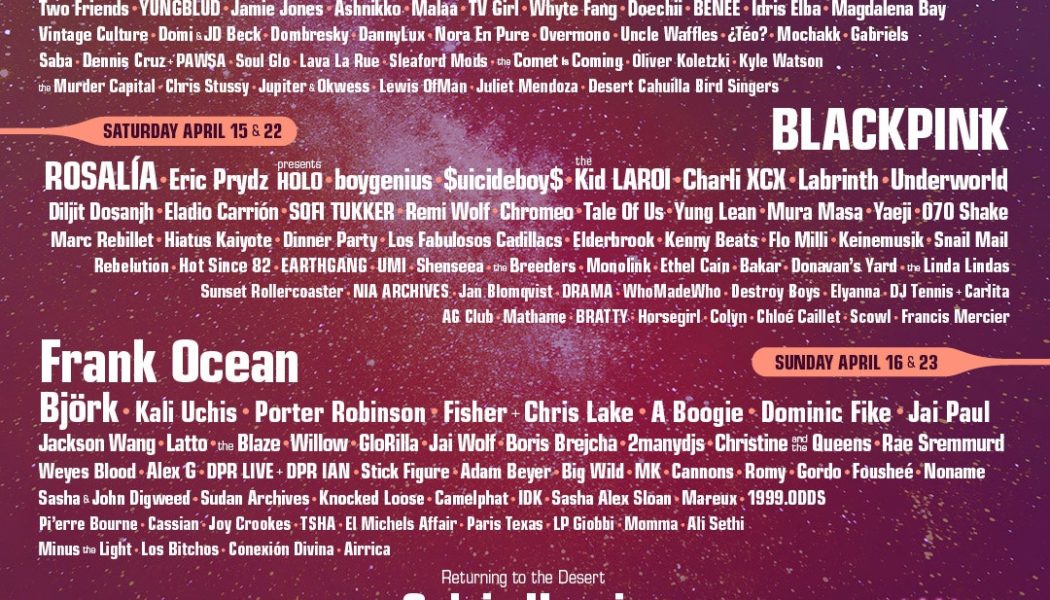 Coachella 2023 Full Lineup Announced