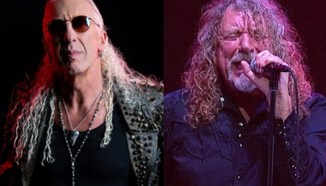 DEE SNIDER Explains His Comments About ROBERT PLANT: 'You Can't Put Me And Him In The Same Category'