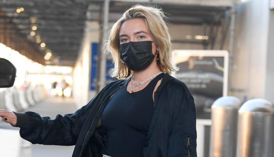 Florence Pugh Bravely Wore the Trousers I Wouldn’t Dare Wear to the Airport