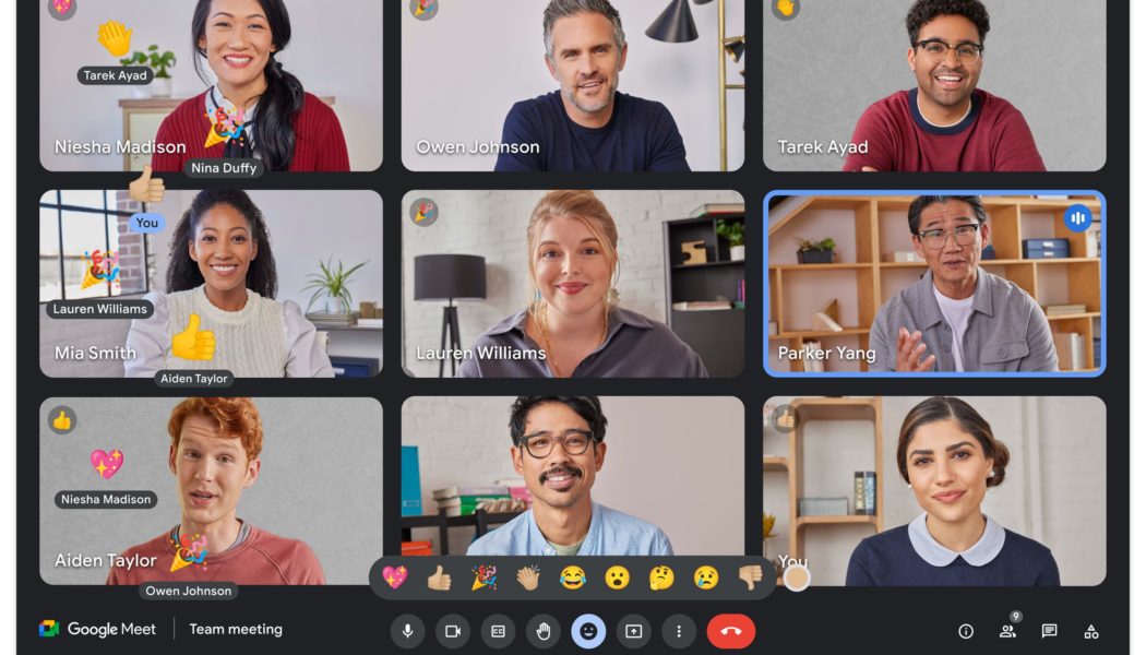 Google Meet emoji reactions are finally here