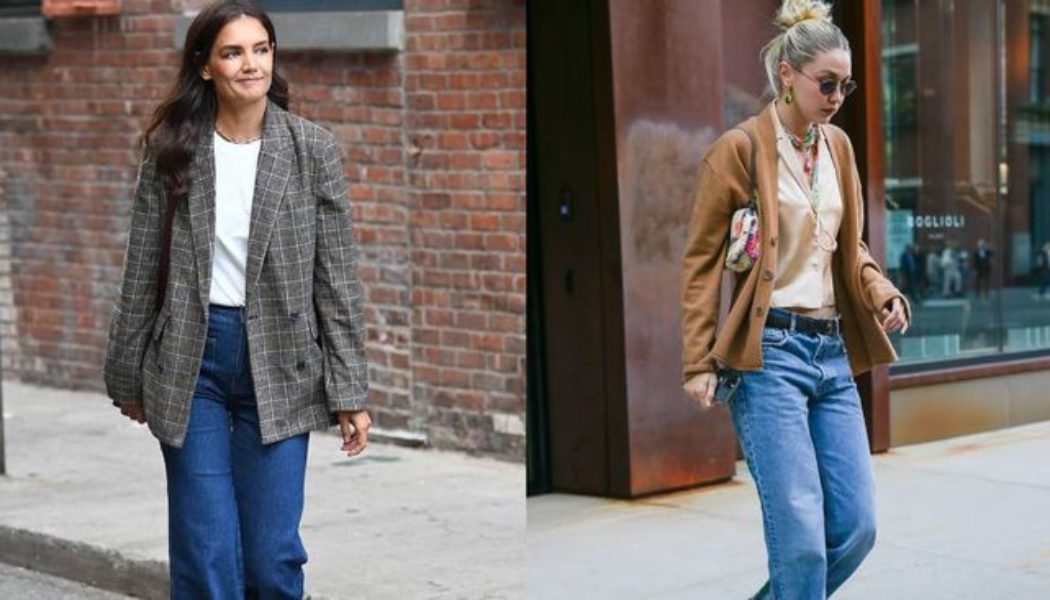 Katie Holmes and Gigi Hadid Both Wear These Flat Shoes With Jeans On Repeat