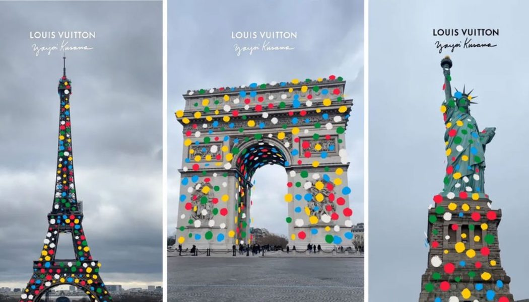 Louis Vuitton Uses AR To Cover Landmarks With Yayoi Kusama’s Iconic Dots