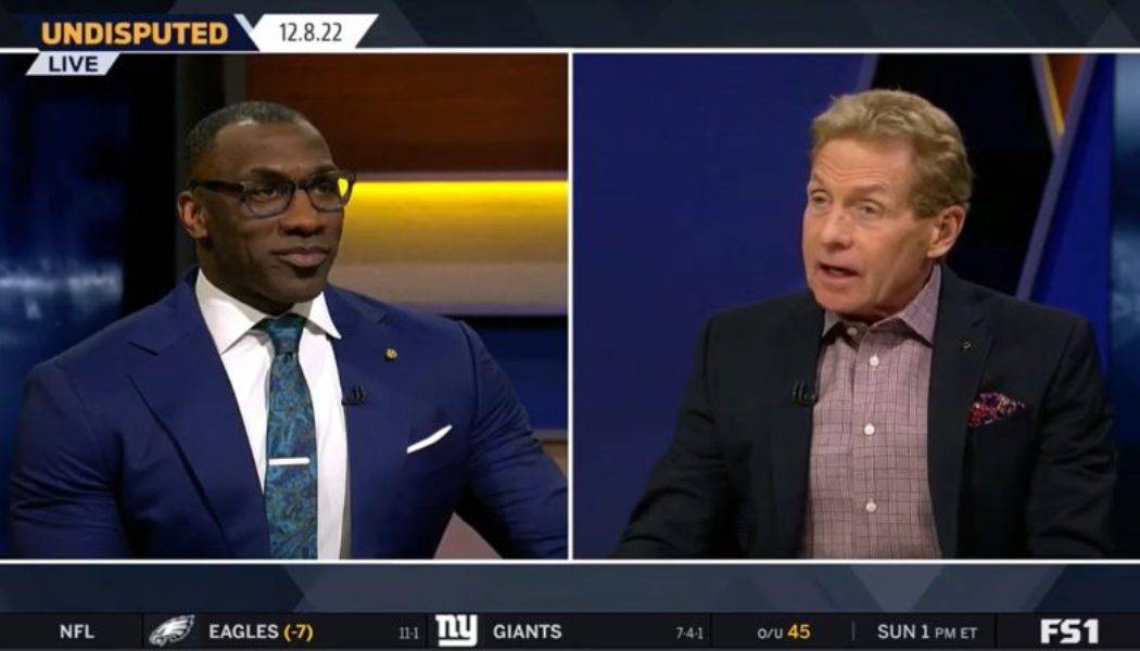 Skip Bayless and Shannon Sharpe clash live on Undisputed over Damar Hamlin tweet