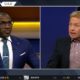 Skip Bayless and Shannon Sharpe clash live on Undisputed over Damar Hamlin tweet