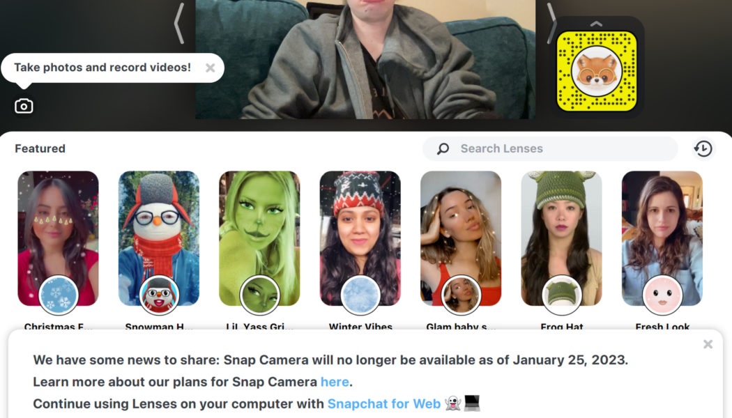 Snap’s shutting down the app that put cool filters on your Zoom calls