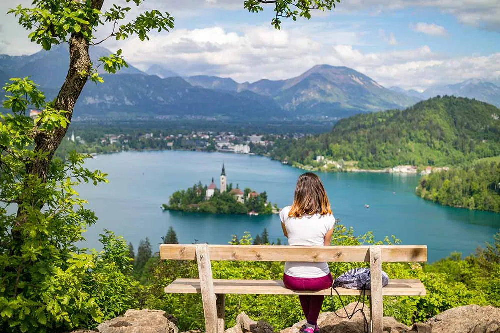 In the middle of Lake Bled lies Slovenia’s only island