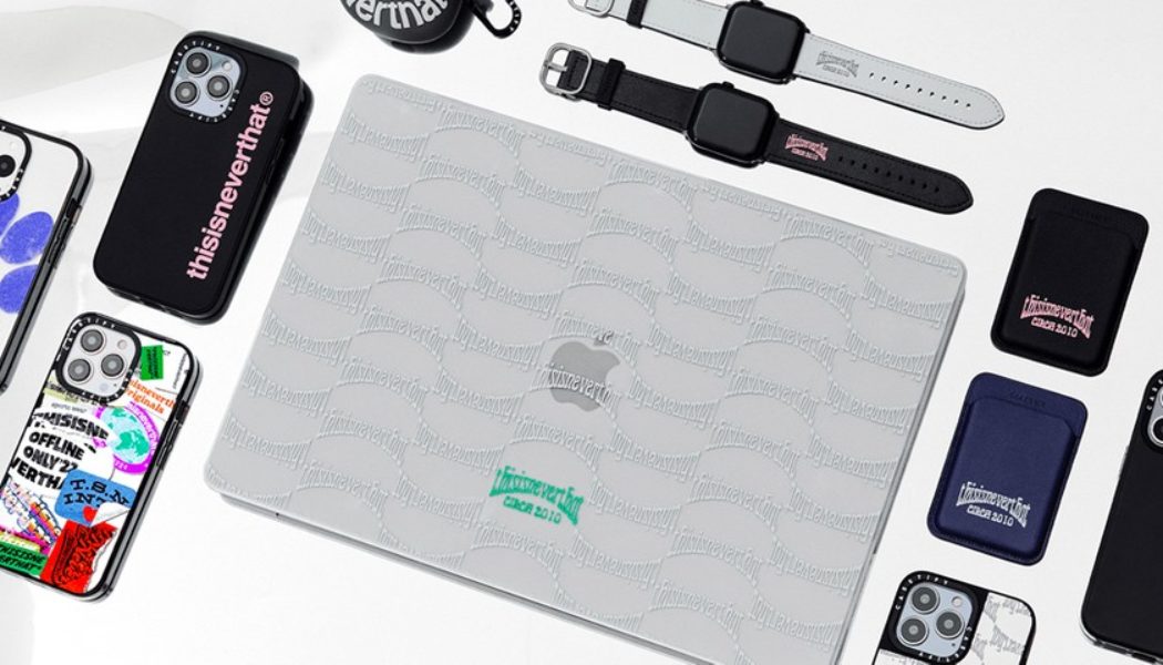 thisisneverthat and CASETiFY Reconnect for Tech Accessories