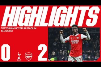 Tottenham Hotspur vs Arsenal (0-2) HIGHLIGHTS North London derby delight!