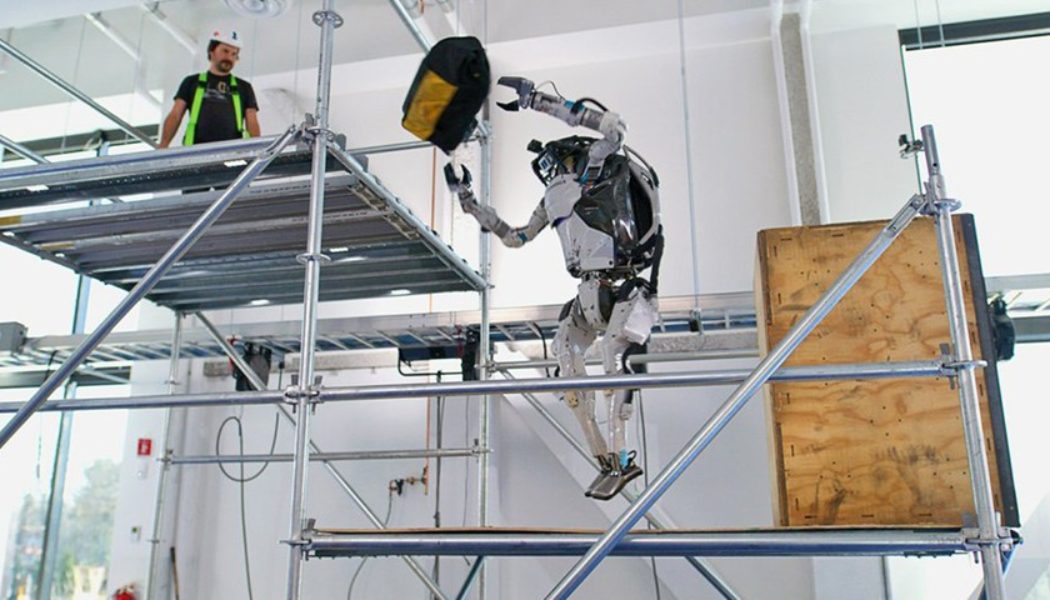 Watch Boston Dynamics' Atlas Robot Work Construction