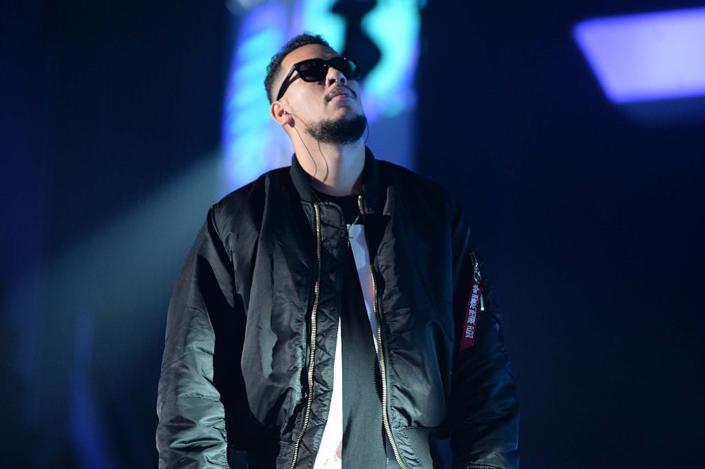 AKA performing in 2015, at the height of his fame. Lefty Shivambu/Gallo Images/Getty Images