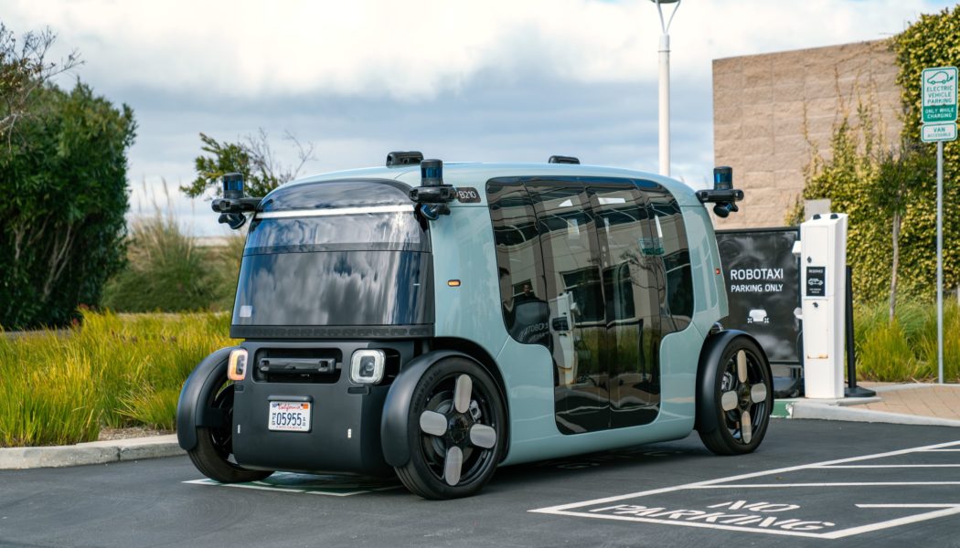 Amazon’s weird toaster-shaped robotaxi hits the road in a ‘first’ for the company