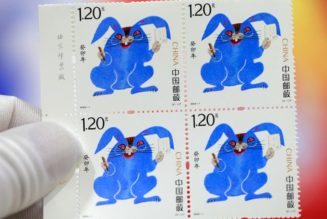 Chinese Artist Huang Yongyu’s Year of the Rabbit Stamps Are Being Labelled “Scary”