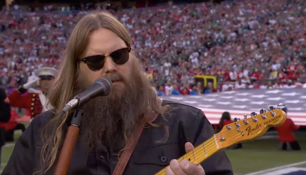 Chris Stapleton Performs National Anthem Ahead of Super Bowl LVII: Watch