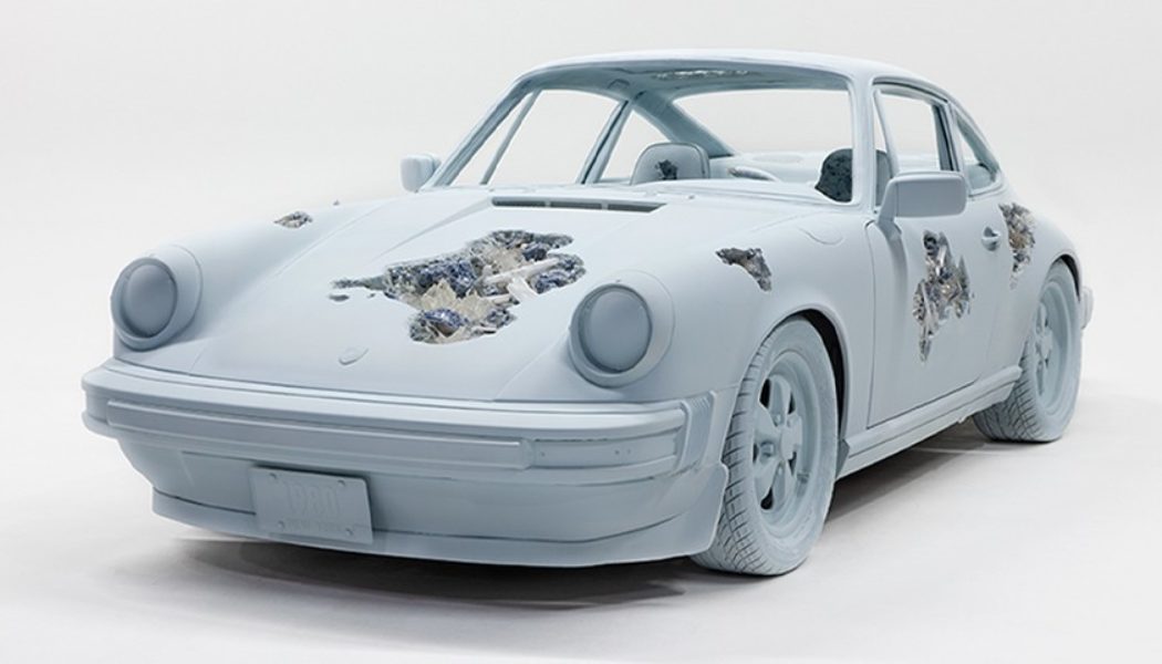 Daniel Arsham's Eroded Car Sculptures Are Going on View at LA's Petersen Automotive Museum