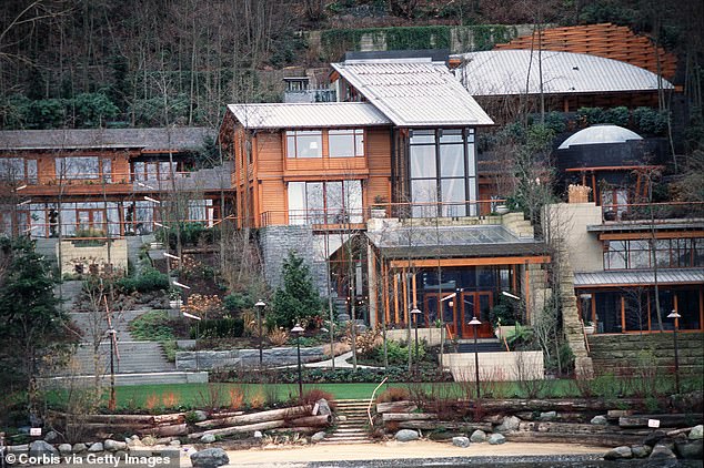 The 66,000-square-foot sprawling abode comes with seven bathrooms, 24 bathrooms, and six kitchens, as well as its own man-made beach with sand imported from the Caribbean