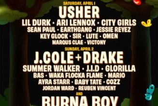 J. Cole & Usher Headline Dreamville Festival 2023, Drake Is The +1