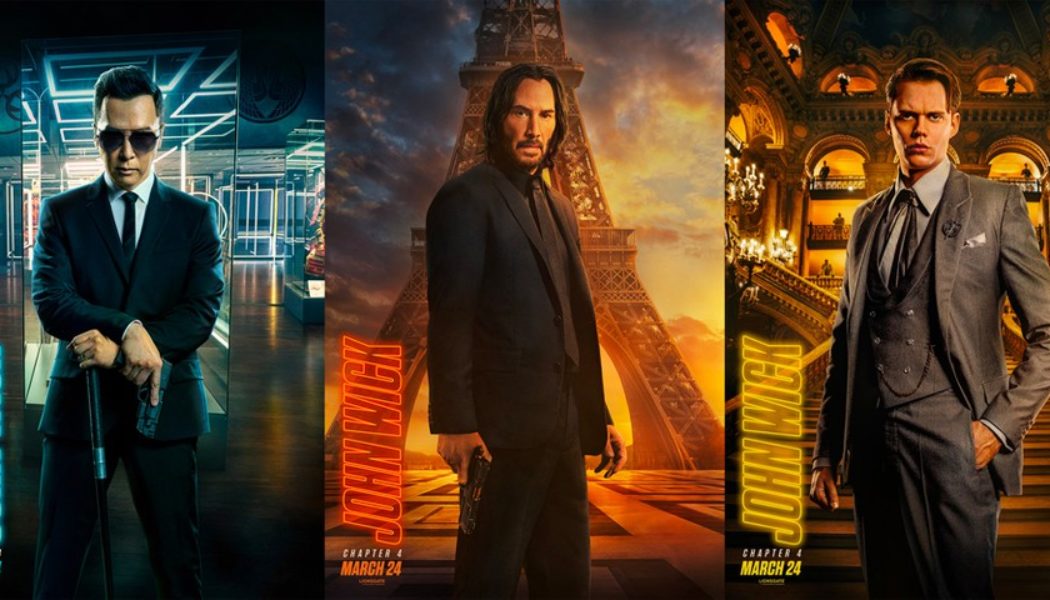 Keanu Reeves and Cast Receive 'John Wick: Chapter 4' Character Posters