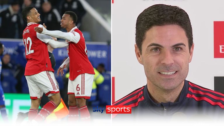 Mikel Arteta plays down the spat between Gabriel and Saliba