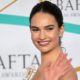 Lily James Wows in an Ultra Plunging White Gown at the 2023 BAFTAs