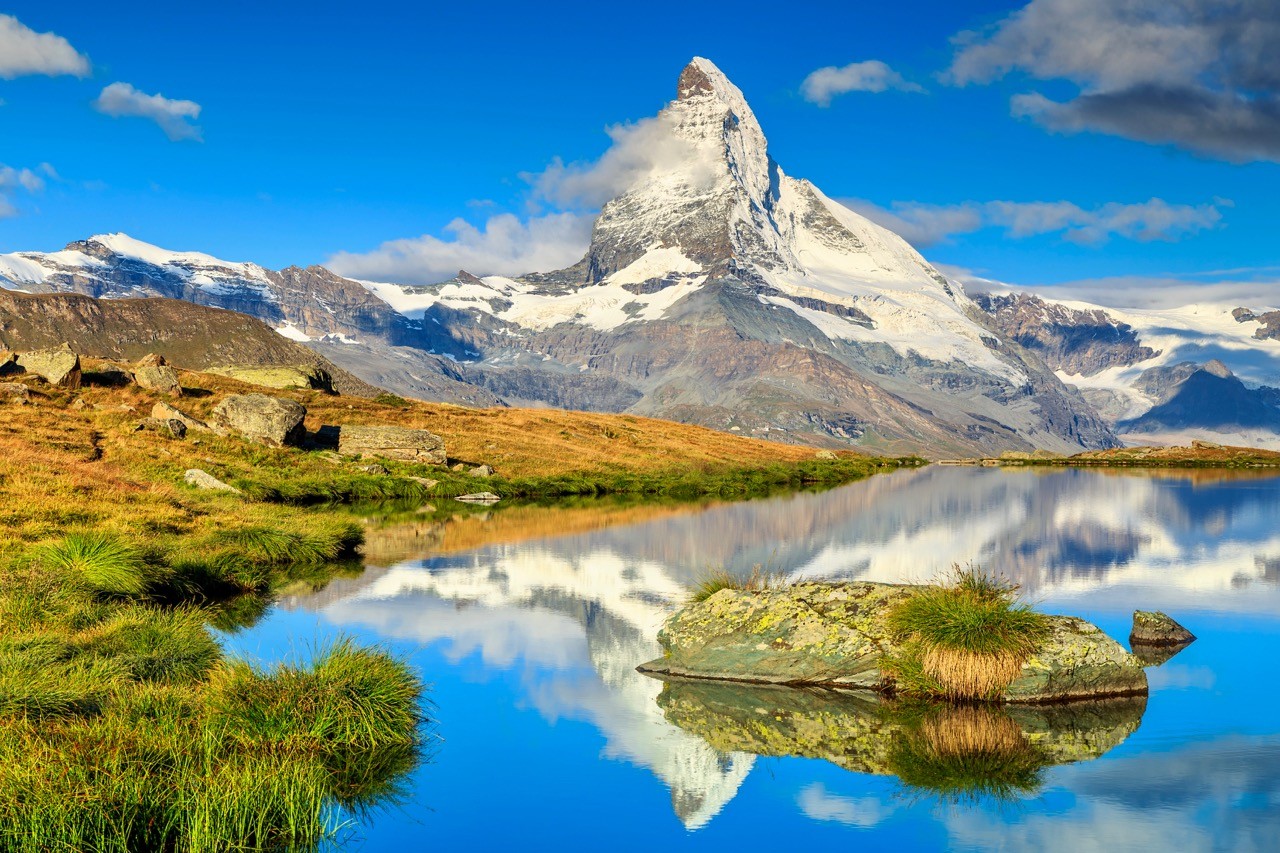 A reflection of the Matterhorn – one of the most dangerous mountains in the world