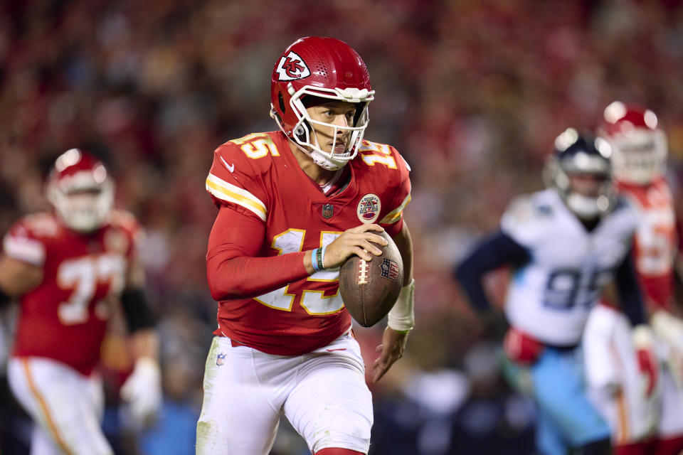 Patrick Mahomes of the Kansas City Chiefs won the second NFL MVP award of his career. (Photo by Cooper Neill/Getty Images)