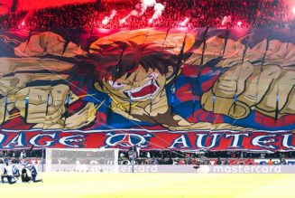 Paris Saint-Germain Fans Put on a 'One Piece' Luffy Display