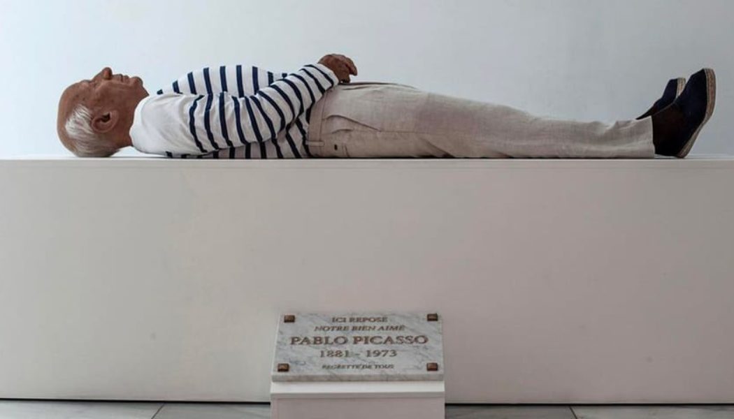 Sculpture of Picasso’s Corpse Steals the Show at Madrid’s ARCO Fair