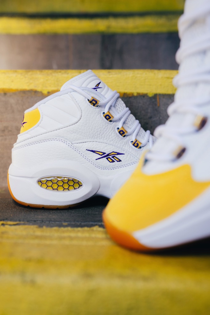 Reebok Question Mid Yellow Toe