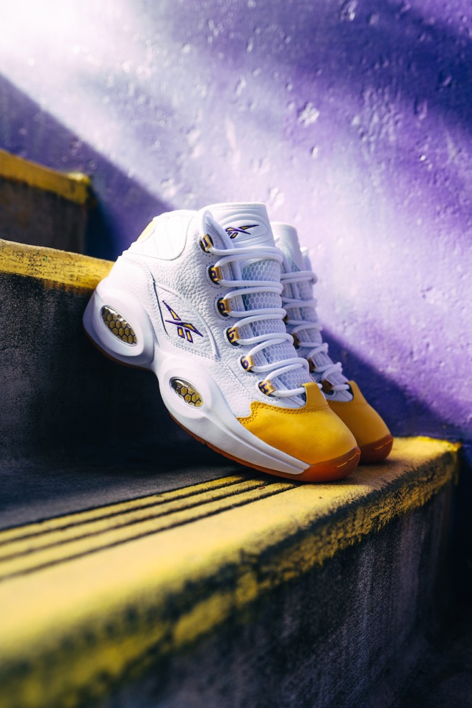 Reebok Question Mid Yellow Toe