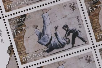 Ukraine Releases Banksy Postal Stamp