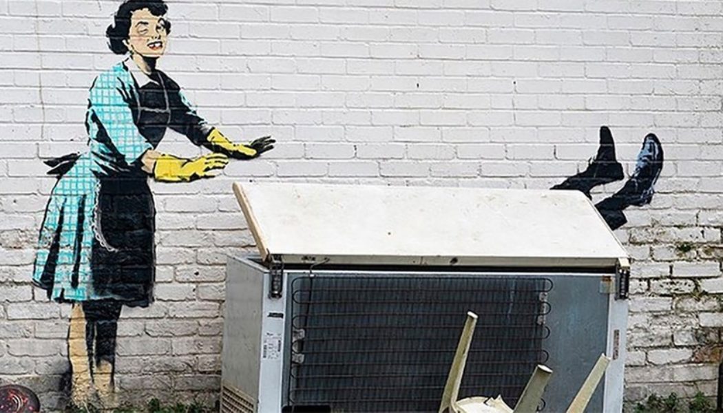 UPDATE: Banksy's 'Valentine's Day Mascara' Mural Has Been Dismantled By Local Authorities