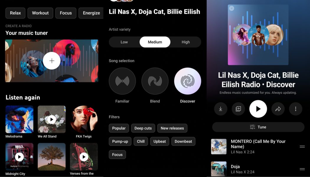 YouTube Music’s latest feature lets users create custom radio stations - TechCrunch