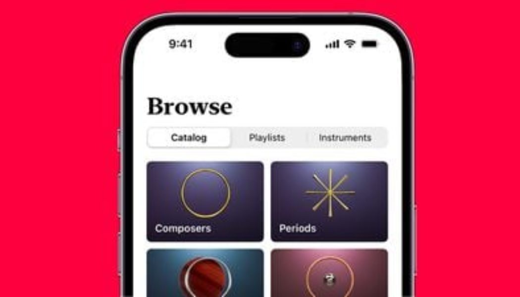 Apple Explains Why It Launched an iPhone App Dedicated to Classical Music - MacRumors