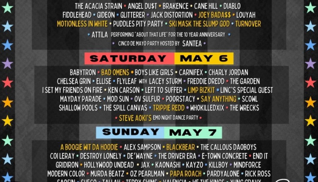 Bamboozle Festival Announces Lineup, Rick Ross, A Boogie Wit Da Hoodie & Joey BadA$$ Among Performers