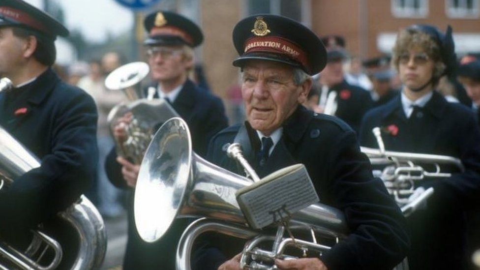 Salvation Army brass band