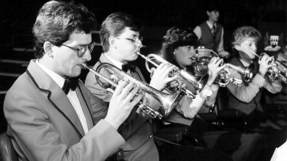 Colliery brass band 1983