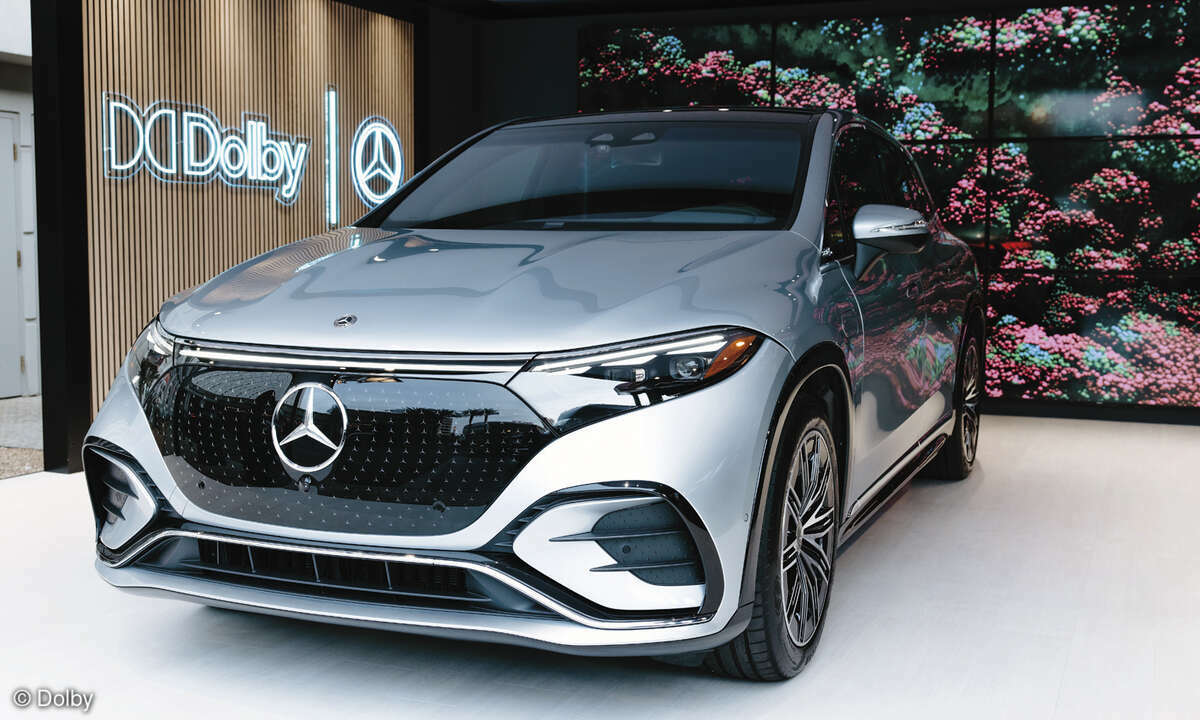 CES 2023 Dolby Atmos im Mercedes Benz EQS