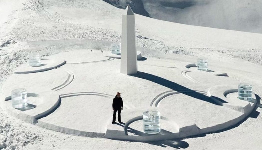 Daniel Arsham Teams Up With Hublot to Build a Sundial Made of Snow and Ice at the Matterhorn