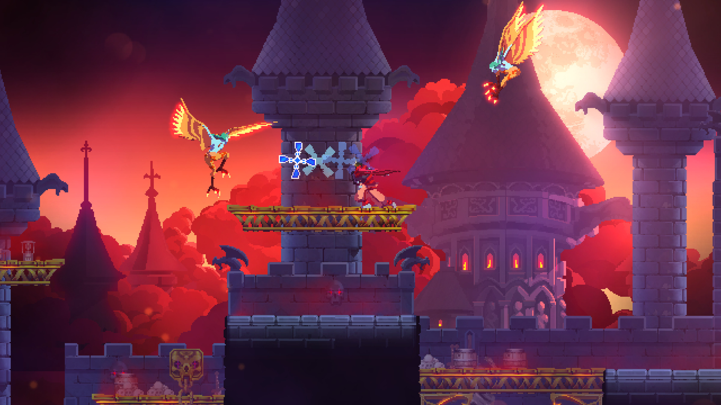 A screenshot from Dead Cells: Return to Castlevania.