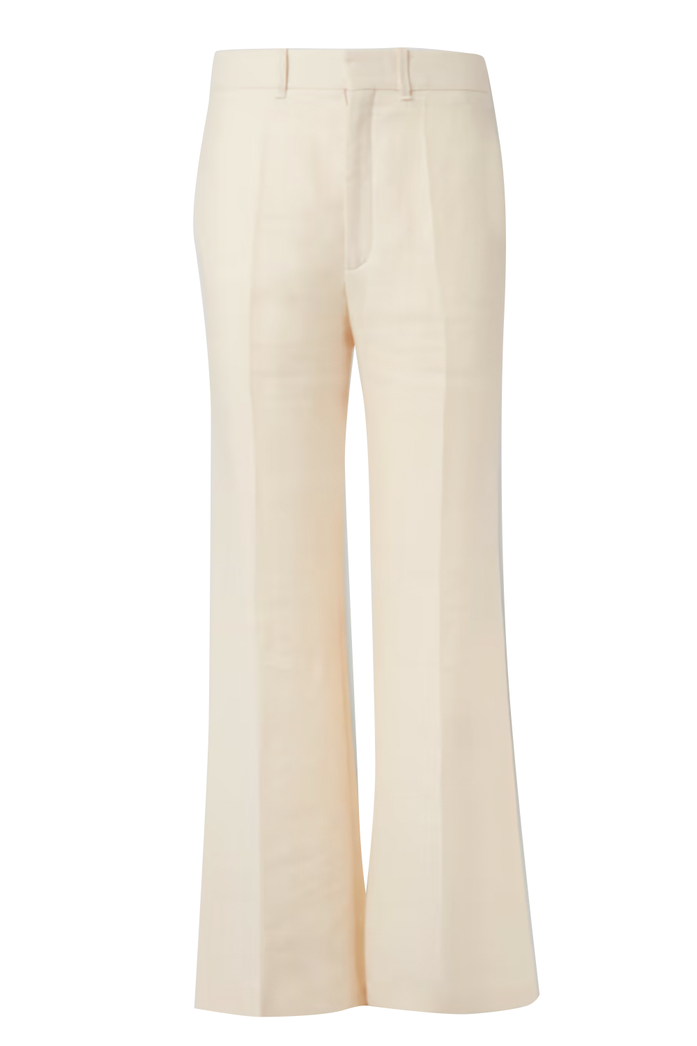 Wide Leg Flare Linen Trousers