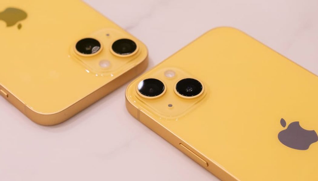 First Look at the Apple iPhone 14 and 14 Plus in "Yellow"