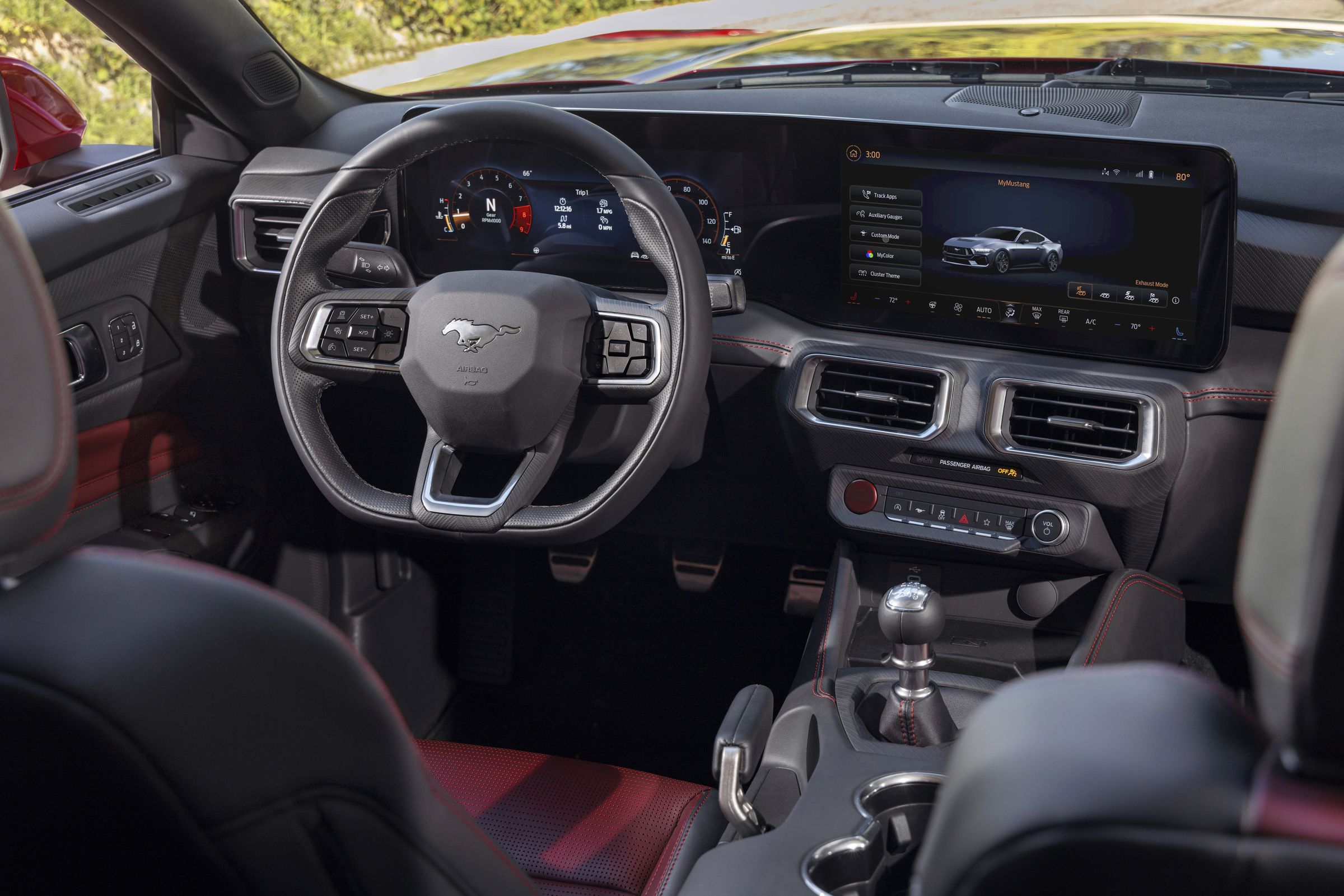 The 2024 Ford Mustang has a new screen.