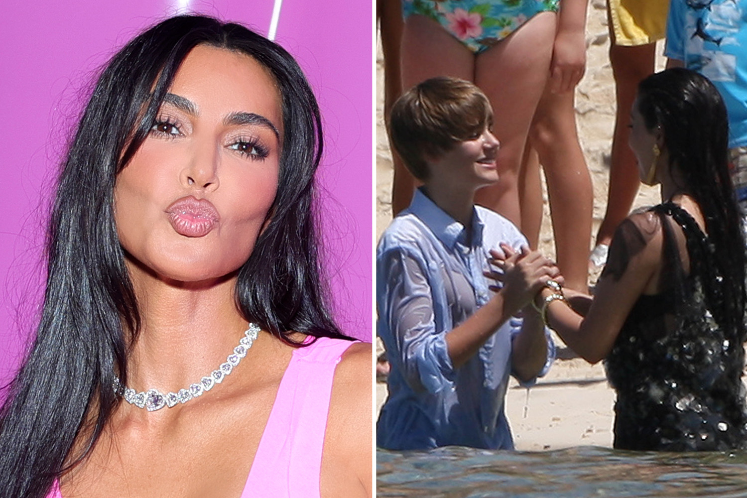 Kim's critics call out star for 'inappropriate' photos with Justin Bieber