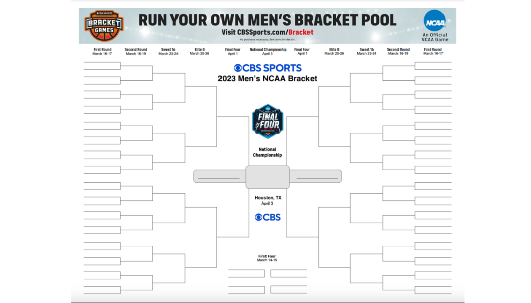 NCAA bracket 2023: Printable March Madness bracket, NCAA Tournament seeds will be set on Selection Sunday - CBS Sports