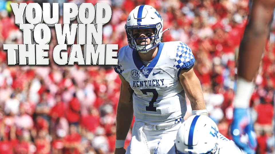 Oct 1, 2022; Oxford, Mississippi, USA; Kentucky Wildcats quarterback Will Levis (7) waits for the snap during the first half against the Mississippi Rebels at Vaught-Hemingway Stadium. Mandatory Credit: Petre Thomas-USA TODAY Sports