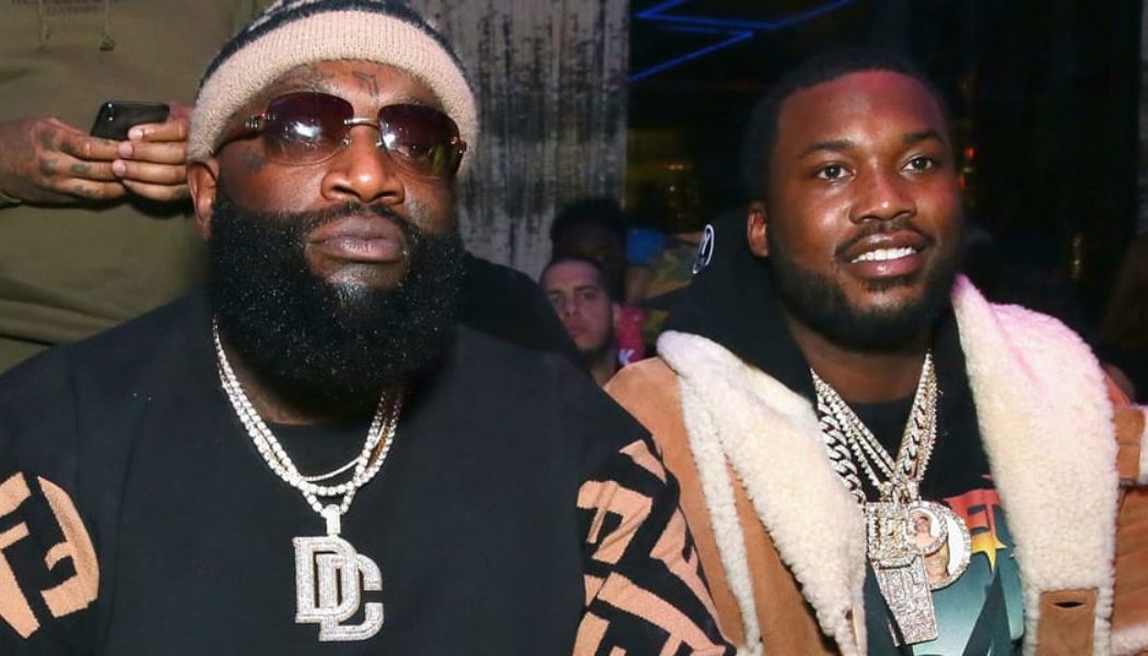 Rick Ross and Meek Mill Tease New Music, Previewing Unreleased Bars From Studio Session