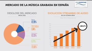 Resumen Annul, Desglose del Mercado, Evolución Streaming de Audio