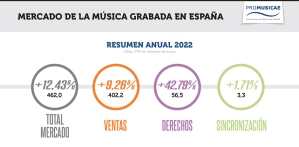 Resumen Annul, Desglose del Mercado, Evolución Streaming de Audio